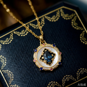 Celestial Dream: Blue Topaz Pendant