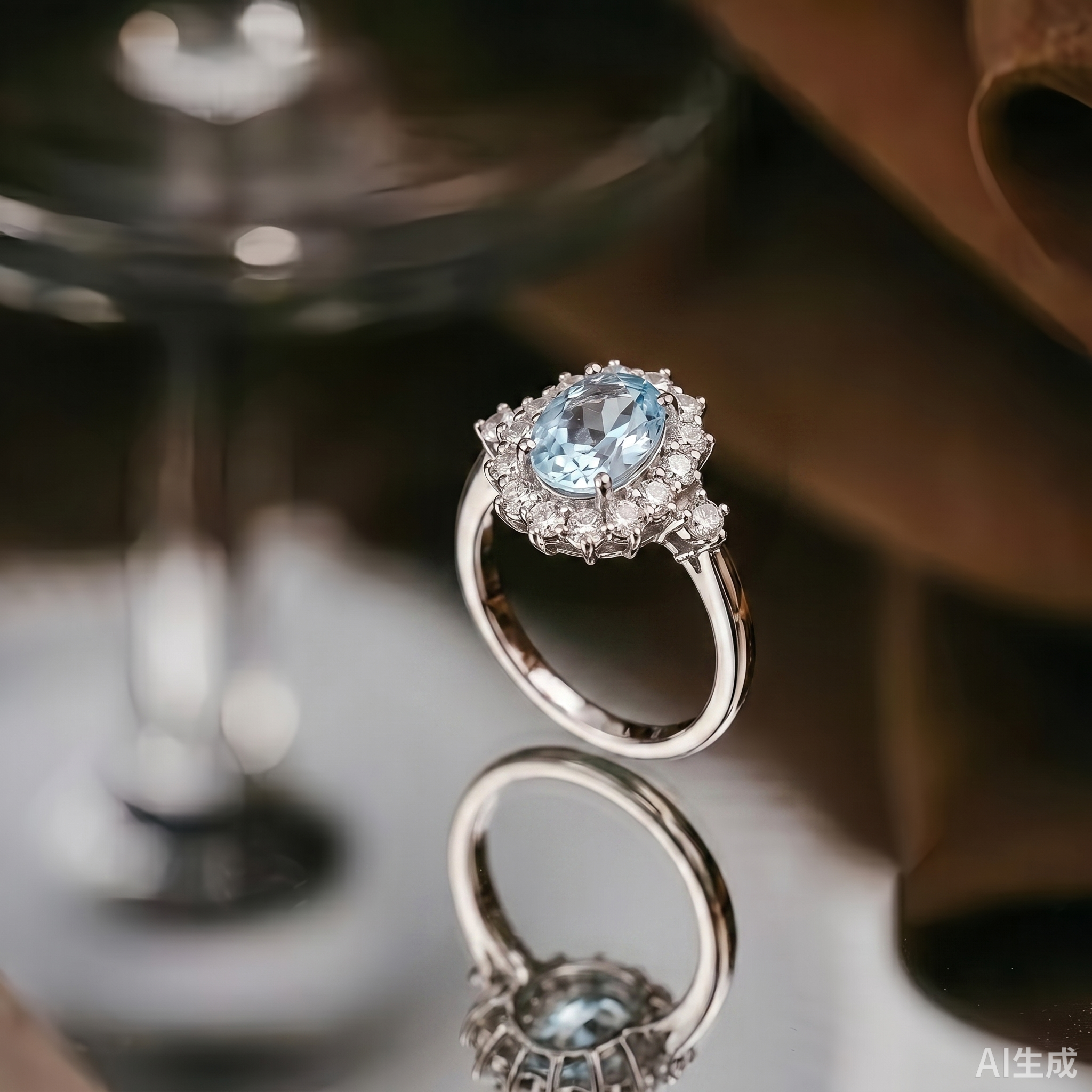 Celestial Tear: Classic Halo Ring - Image 2